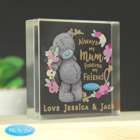 Personalised Me to You My Mum Large Crystal Block Extra Image 1